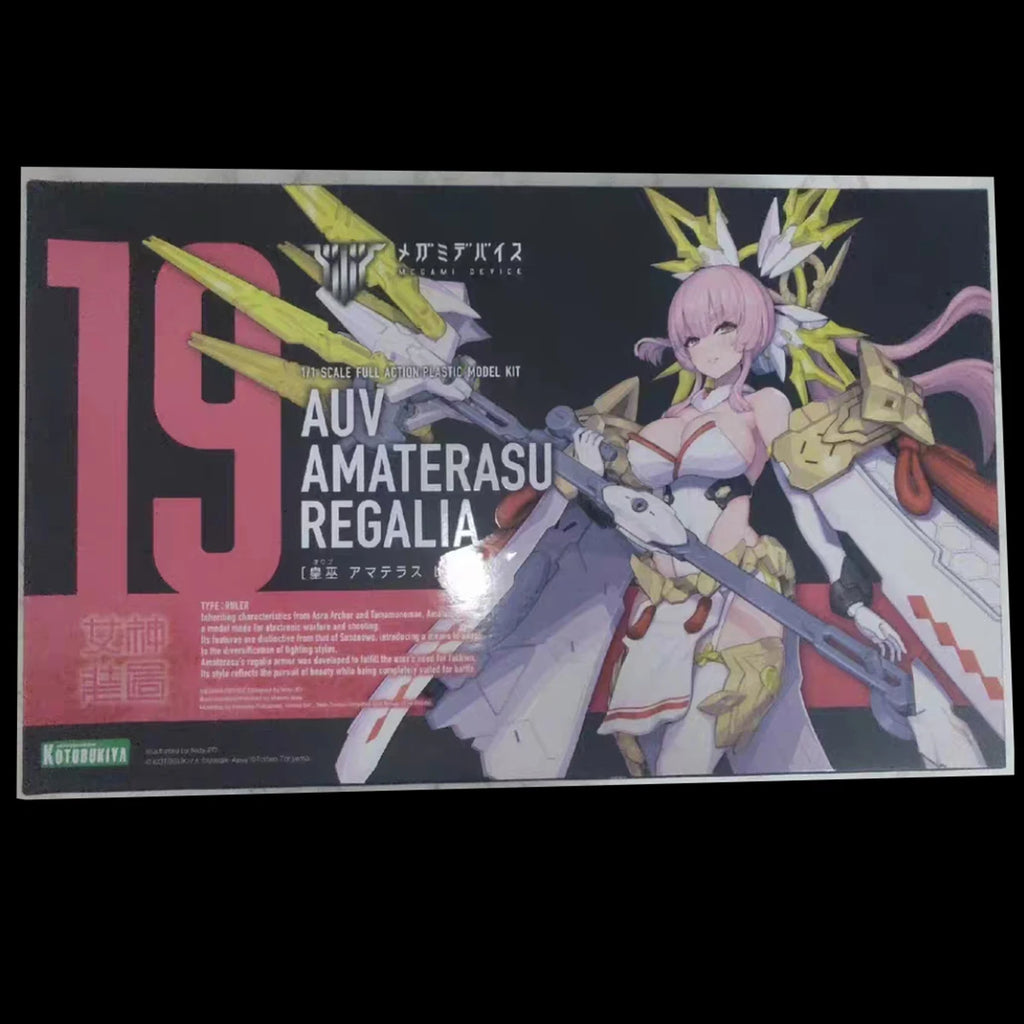 In Stock Original Genuine Kotobukiya Model Kits Megami Device Auv Tsukuyomi Amaterasu Susanowo Regalia 1/1 H=180~220mm Assembly