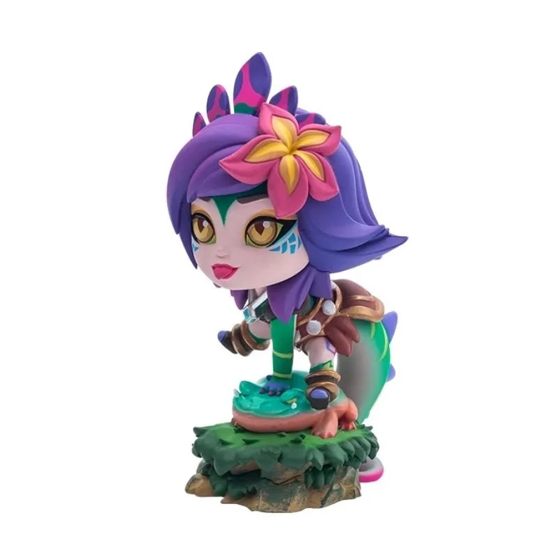 Оригинална игра LOL League of Legends Neeko /the Curious Chameleon Q Version, аниме фигурки, колекционерски орнаменти, модели играчки, подарък