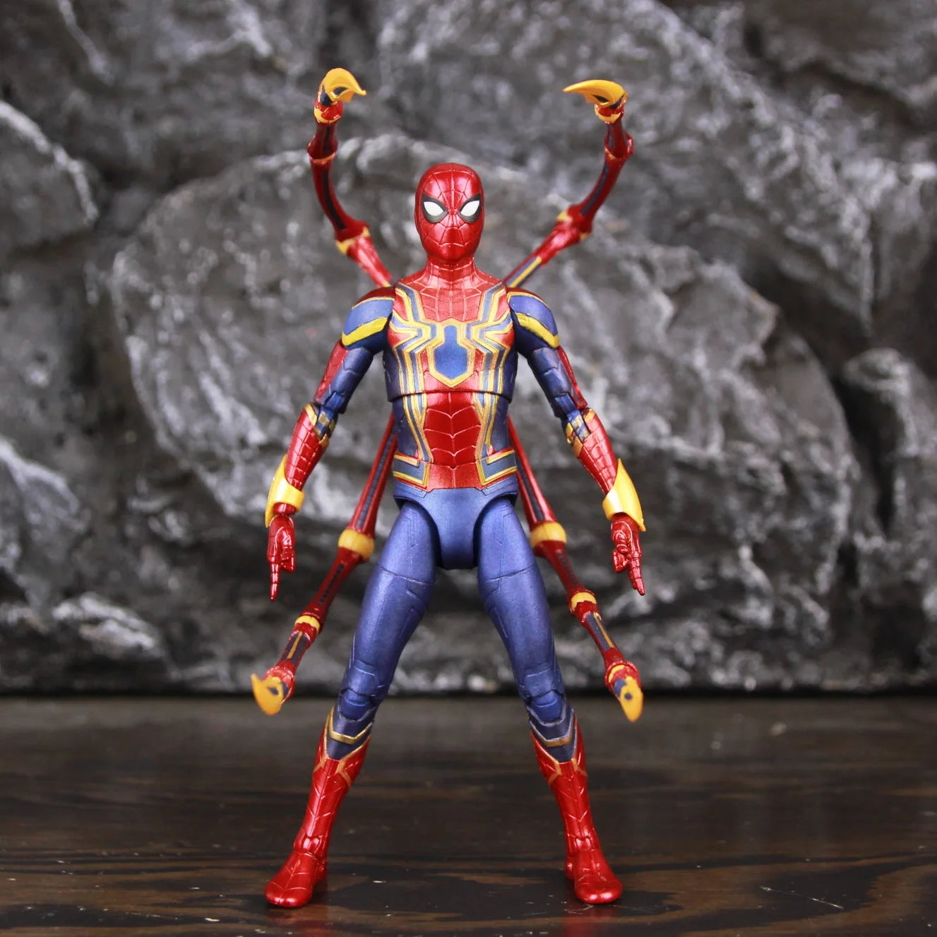 Original MS Select Marvel Avenger 3 Infinity War Iron Spider Man 7" Action Figure Diamond Select DST Doll Toys Collectible Model