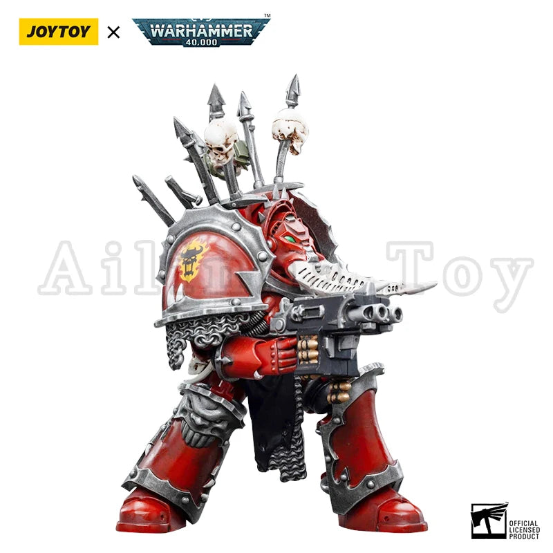 JOYTOY 1/18 Action Figure 40K Word Bearers Chaos Terminator Garchak Vash Anime Military Model