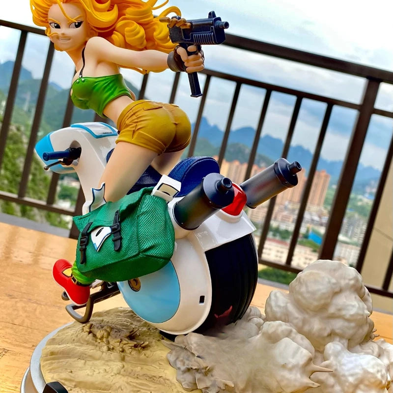 30cm Dragon Ball Anime Figure Lunch Periphery Resin Model Beautiful Girl Statue Desktop Decorative Ornaments Birthday Gifts Toys
