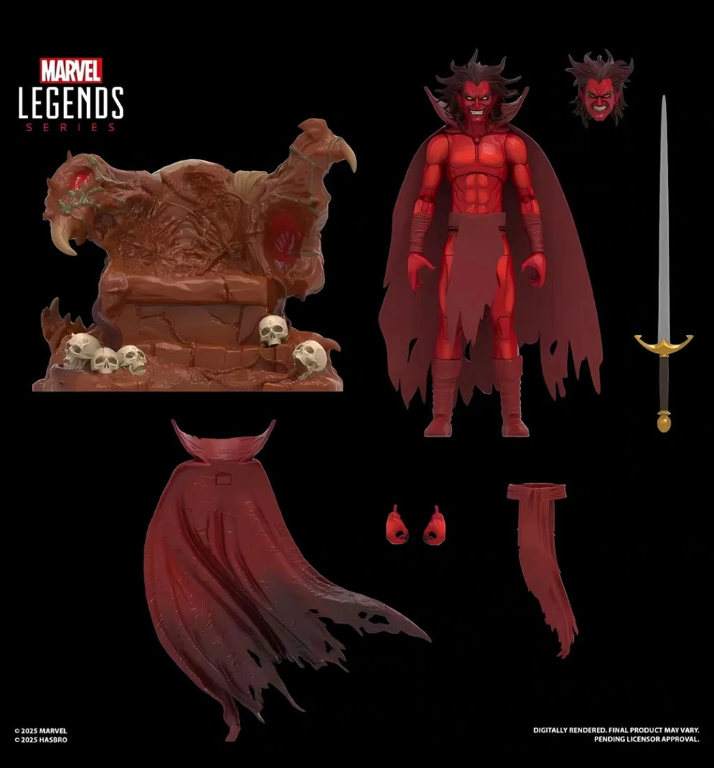 【Pre-sale July 2026】New Original Hasbro MARVEL LEGENDS Series Marvel’s Mephisto with Infernal Throne Action Figure Toys Gifts