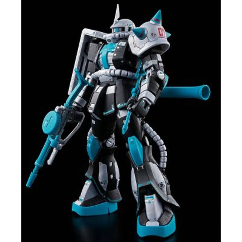 In Stock Genuine Bandai Gundam PB Model Kit RG 1/144 MS-06S Zaku2 Hatsune Miku Anime Action Figure Collection Assembly Model Toy