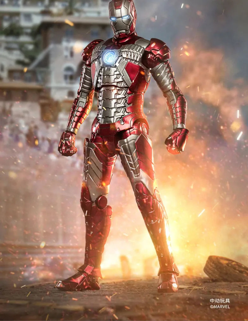 1/10 Original ZD Toys Iron Man MK2 War Machine2.0 MK16 MK11 MK24 MK35 MK47 Tony Stark Collection Model Action Figure Kids Toys