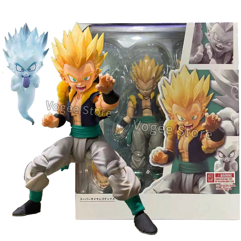 New Dragon Ball Z Anime Figures Shf Super Saiyan Gotenk Action Figure PVC Collection Statue Model Ornament Room Desk Toys Gifts