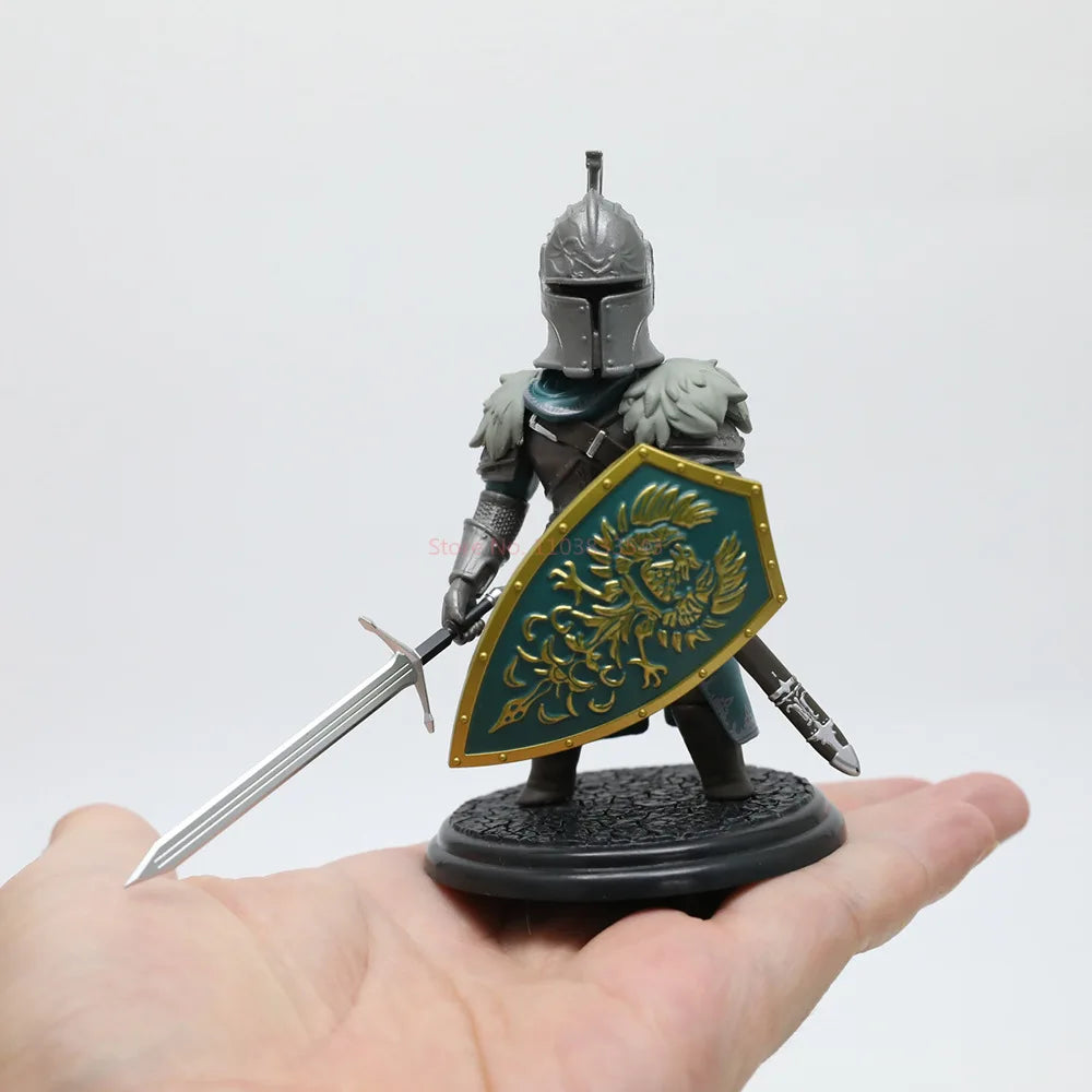 10 cm große Dark Souls Actionfiguren Faraam Knight und Mimic Modellfigur Puppe Schreibtischdekoration Sammlerstück Kinderspielzeug Geburtstagsgeschenk