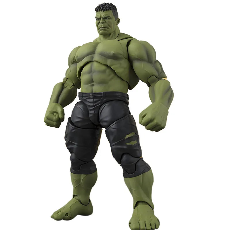 BANDAI Original S.H.Figuarts Avengers:Infinity War Hulk&Black Widow Armor Figures Toys for Boys Christmas Gift Collectible Model