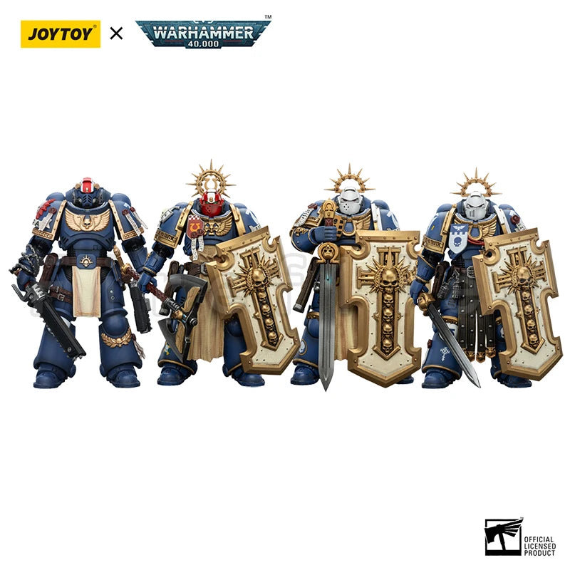 1/18 JOYTOY Action Figure 40K Ultramarines Titus Metaurus Levantus Torvald Anime Model Toy
