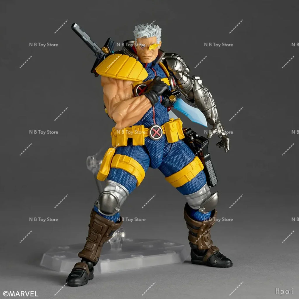 In Stock 100% Original KAIYODO Revoltech X-Men Cable 1.5version Action Figures Toy Collection Gifts