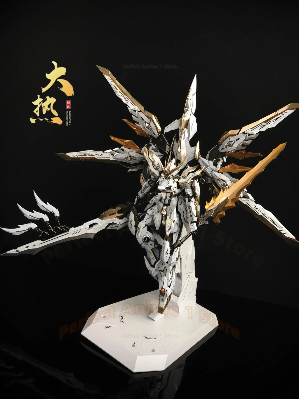 ZZA Blue Flame Snow Maiden Mecha Model1/100 Guochuang Color-Changing DollAlloy Skeleton Assembly Figurine Ornament, Premium Gift