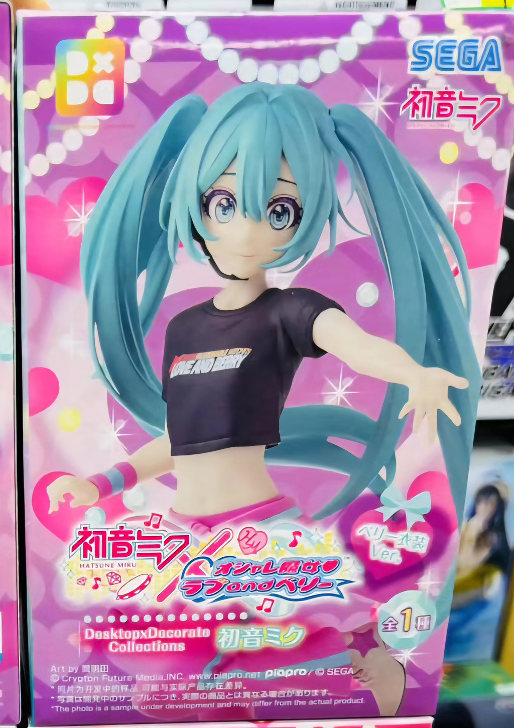 In Stock Hatsune Miku Love&berry Costume Peripheral Action Anime Figure Model Desktop Decorations Collectable Ornament Gift Toy