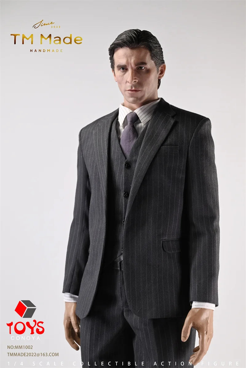 【2026 Q1】TM Made MM1002 1/4 Christian Bale Action Figure 48cm Male Soldier Action Figure Body Doll Toy Model for Fans Collection