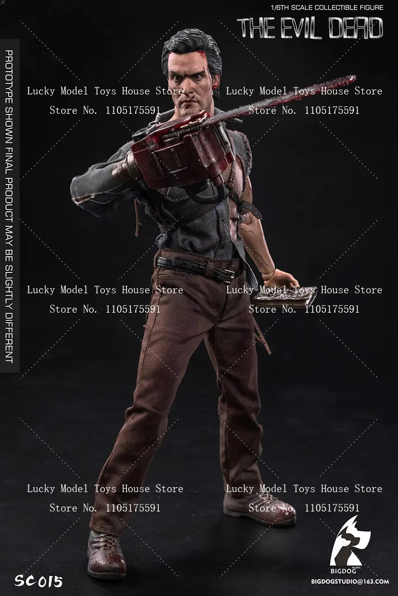 BIGDOG STUDIO SC015 Double Action Figures Version 1/6 The Evil Dead Blood Version 12inch Full Set Soldier Model Doll Collection