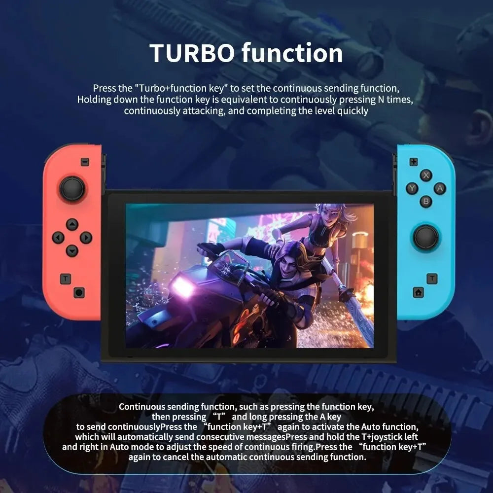 Wireless Controller For Nintendo Switch NS OLED Gamepad Joystick Dual Vibration Wake Up Remote Control 6 Axis Gyro Handle Joypad