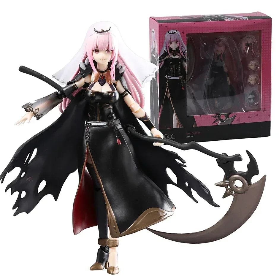 figma #602 Mori Calliope (hololive production) Action Figure Figurine Collection Model Doll Toy Gift