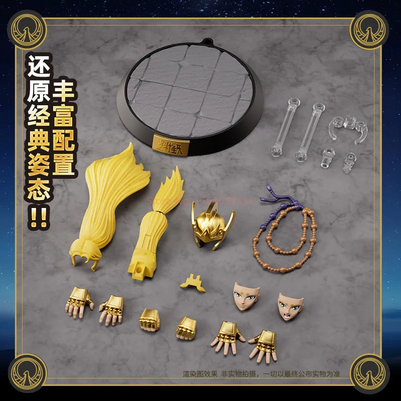 Original BLOKEES Saint Seiya Action Figure Aiolos Tenma Pegasus Beyond Version Toy Assembly Model Kit Figure Model Doll Kids