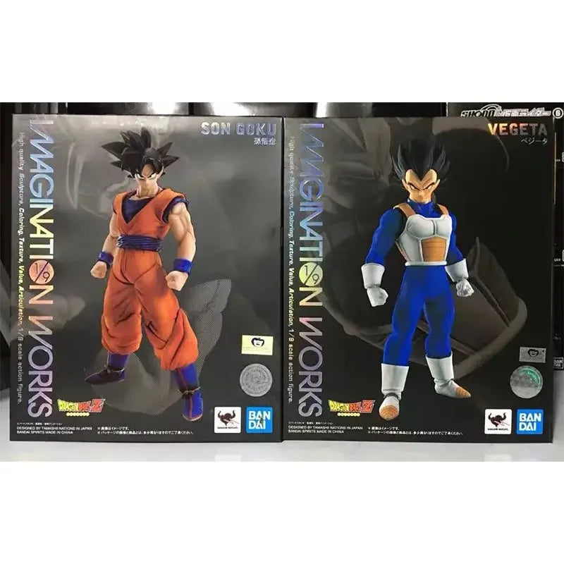 BANDAI IMAGINATION WORKS Vegeta Son Goku Dragon Ball Z Anime Action Collection Figures Model Toys