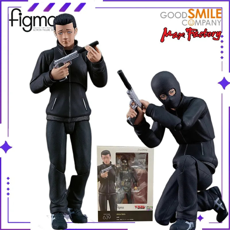 New Stock Max Factory Original Figma Series 639 Killer Fable Sato Akira Anime Movable Figurine Model Toy Gift Ornamentcollection