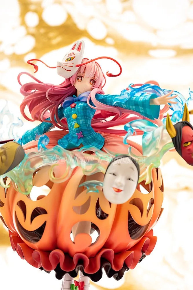 【TM】 QuesQ Touhou Project Hata No Kokoro 1/8 Scale Figures Original Model Collection