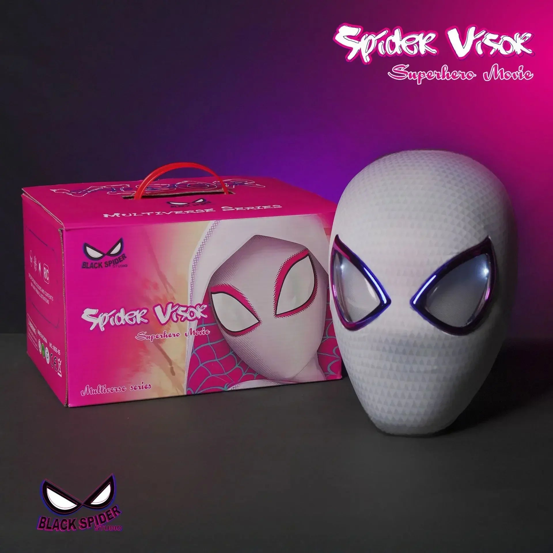 Neu The Amazing Spider-Man Kopfbedeckung Bewegliche Maske Helm Elektrische Ringsteuerung Auge Leuchtende Cosplay Sammlung Modell Spielzeug Kind Geschenk