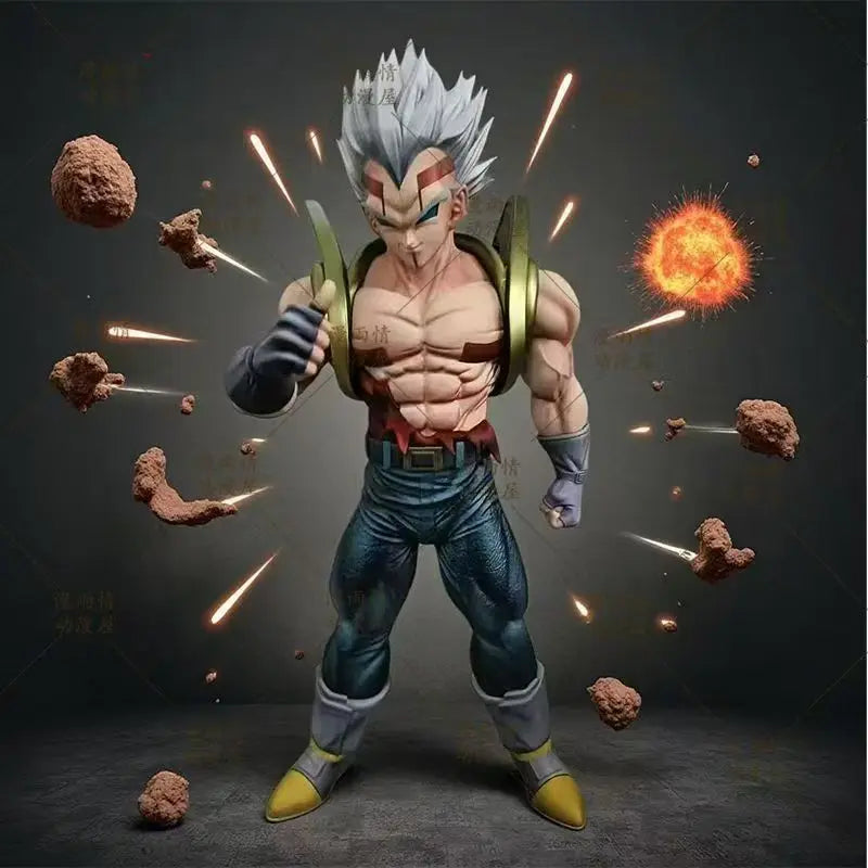 HY Studio Dragon BallZ Star Trails Super Baby Vegeta Form SSj3 11.81Inch/30cm Can be move PVC Battle Figure Favorite Toys Gifts
