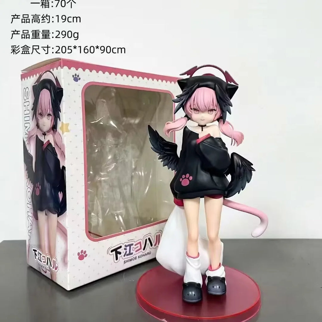 19CM Anime Game Blue Archive Shimoe Koharu Figure 1/6 pajamas Ver Standing Model Toy Gift Collection Aciton Figure PVC Doll