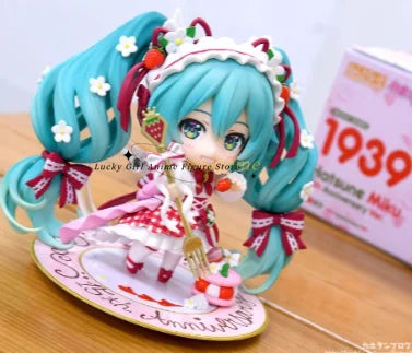 In Stock Original GSC Nendoron#1939 Hatsune 15th Anniversary Ver. 10cm Anime Movable Model Figure