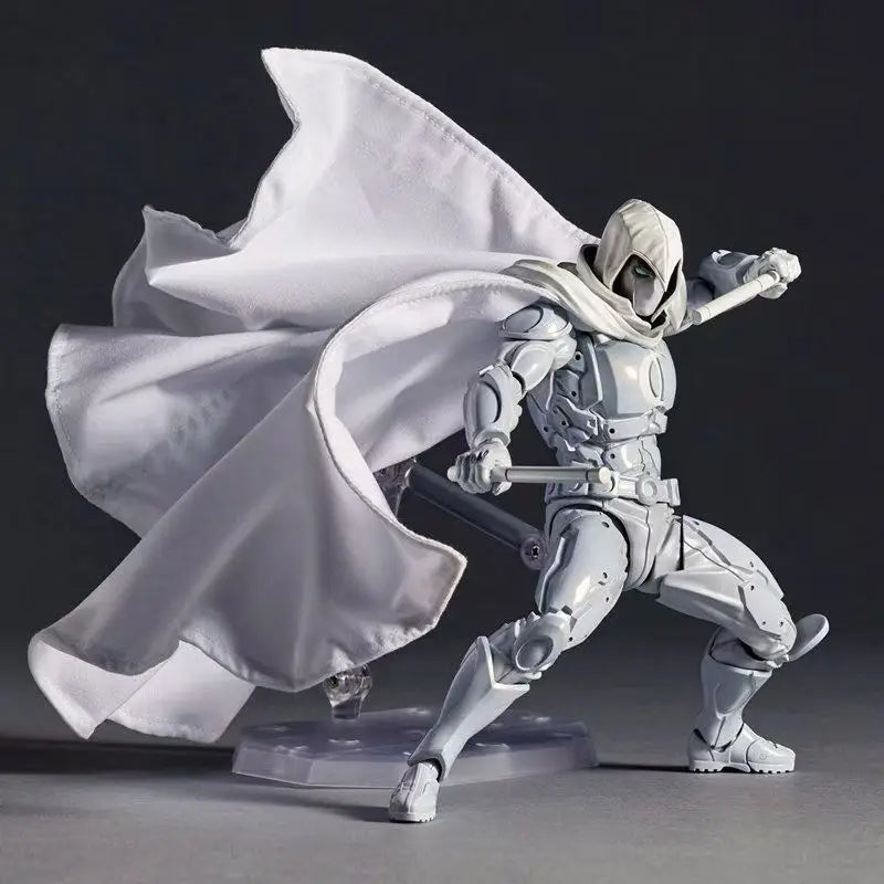 Authentische 16 cm Moon Knight Figur Modell Anime Peripherie PVC Modell Sammeln Desktop Ornamente EIN Freund Geburtstag Geschenk Spielzeug