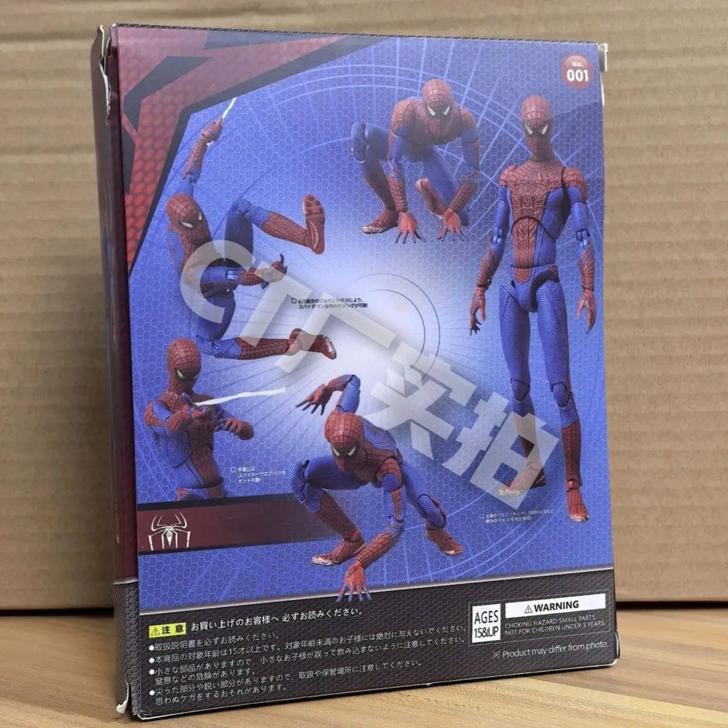 Нова фигурка на Спайдърмен от Ct Toys Mafex 001 - Питър Паркър, невероятният Спайдърмен, аниме фигурка, персонализирана колекционерска играчка