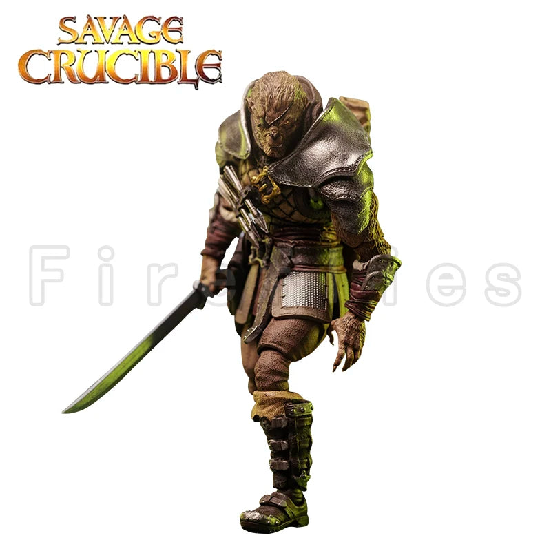 1/12 7inches Harbinger Studios Savage Crucible Action Figure Wave 2 Jaeger Nashom Krieger Whoman Barbarian Anime Model Gift
