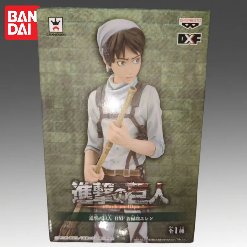 In Stock Bandai Original Banpresto Dxf Attack On Titan Levi Ackerman Action Figure Model Doll Brand New Boxed Anime Characters