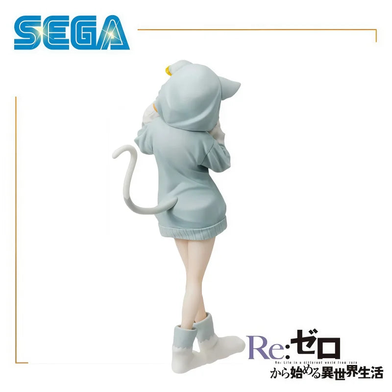 In Stock 100% Original SEGA Re Life In A Different World From Zero Emilia Action Figure Model Doll Brand New Boxed Garage Toys