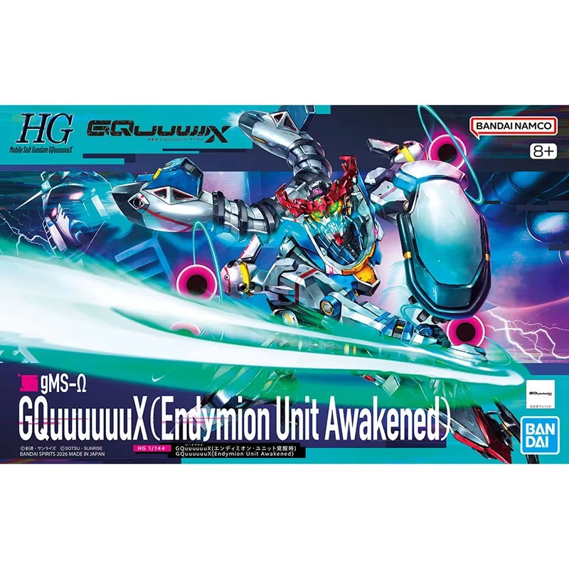 Adults Fun in Stock BANDAI HG 1/144 Gundam GQuuuuuuX GFreD Assembly Model Ver. Anime Action Figures