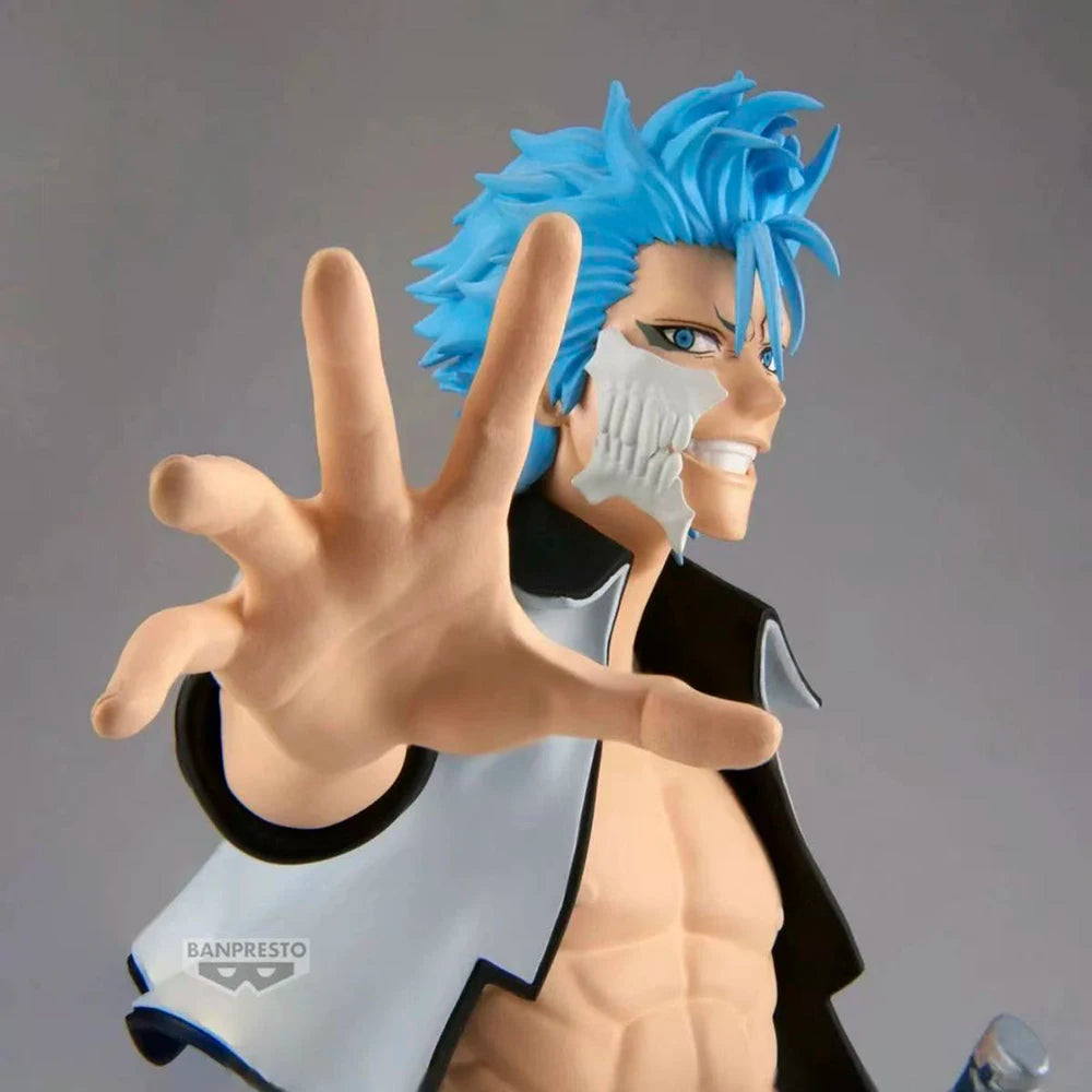 100% Original Bandai Spirits BANPRESTO Maximatic Bleach Grimmjow Jaegerjaques Collection Series Anime Figure Model Decoration