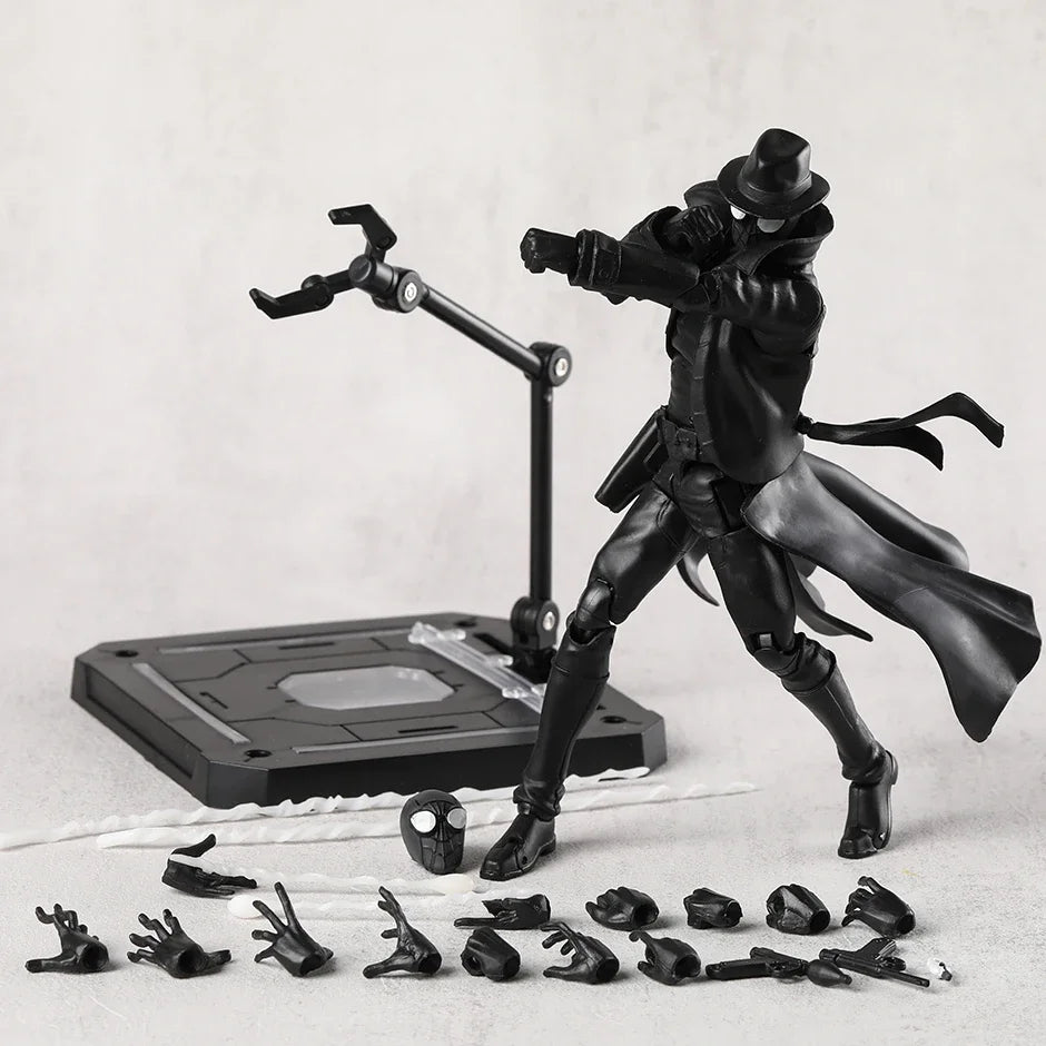 SV Action spider-man Noir PVC Figure Doll Desktop Model Toy Decoration Collection Gift