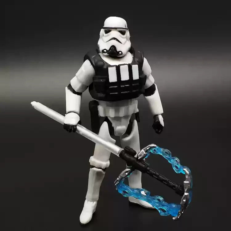 Bulk Cargo Star Wars Series 3.75inch Black Knight Storm White Warrior Action Figure Model Toy Hobby Gift