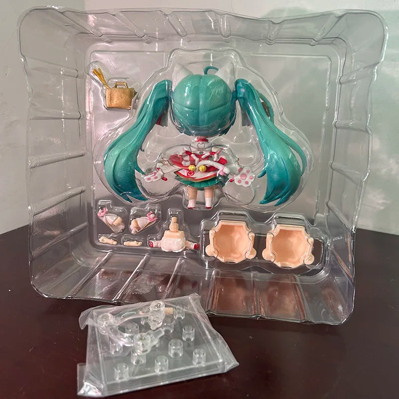 10 cm Anime-Figur Nr. 1777 Hatsune Miku Actionfigur Kwaii Virtual Singer PVC Sammlermodell Sammlung Statuette Spielzeug Geschenke