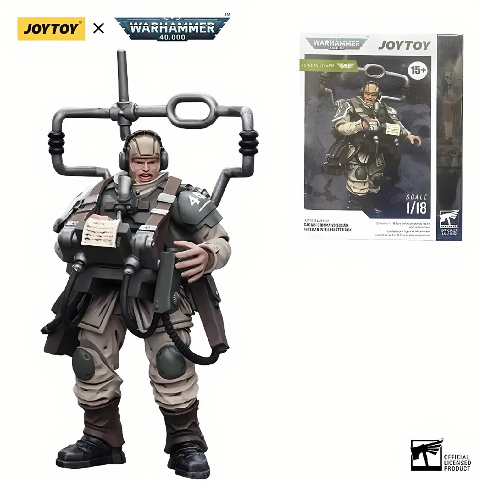 1/18 JOYTOY Action Figure 40K Astra Militarum Anime Model Toy