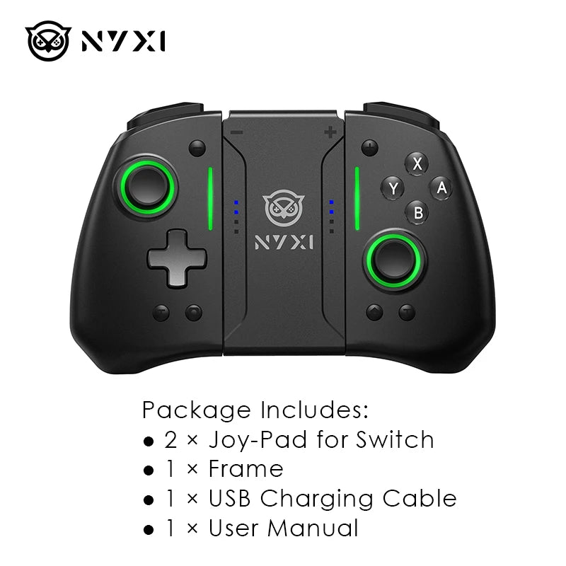 NYXI Hyperion Pro Bluetooth Game Controller Black Wireless Gamepad for Nintendo Switch2/Switch OLED/Switch Lite