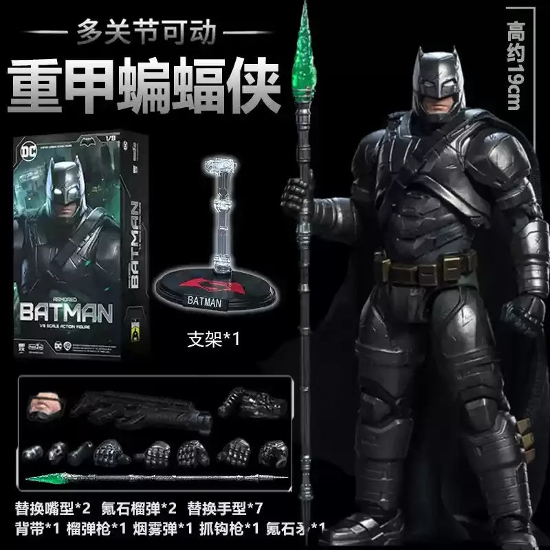 New Original Fondjoy 1/9 Bvs Batman Figure Dc Justice League Figures Big Ben Batman Figurine  Pvc Model Joint Movable Toy Gifts