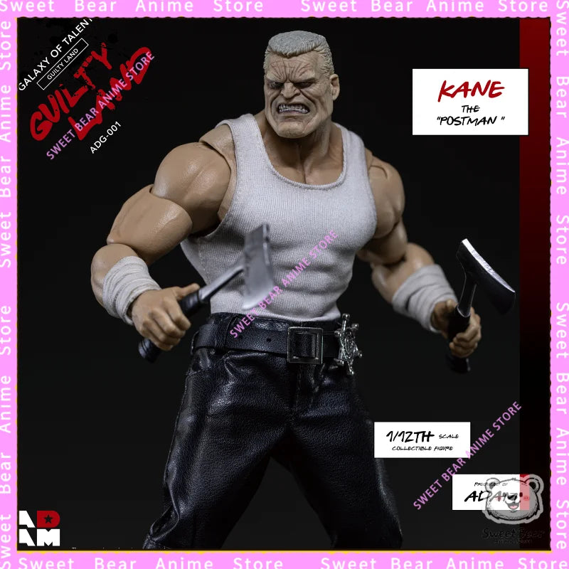 In Stock ADAM GUILTY LAND KANE Postman 1/12 Scale Sin City Fabric Outfit Soldier Action Figure Anime Model Trendy Toys Doll