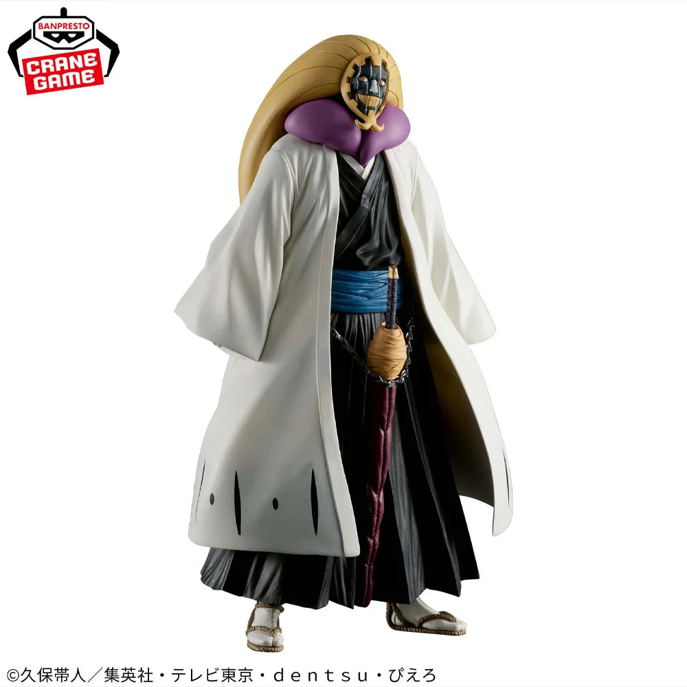 In Stock Original BANPRESTO SOLID AND SOULS BLEACH: Thousand-Year Blood War Mayuri Kurotsuchi Figure Anime Model Genuine Toy