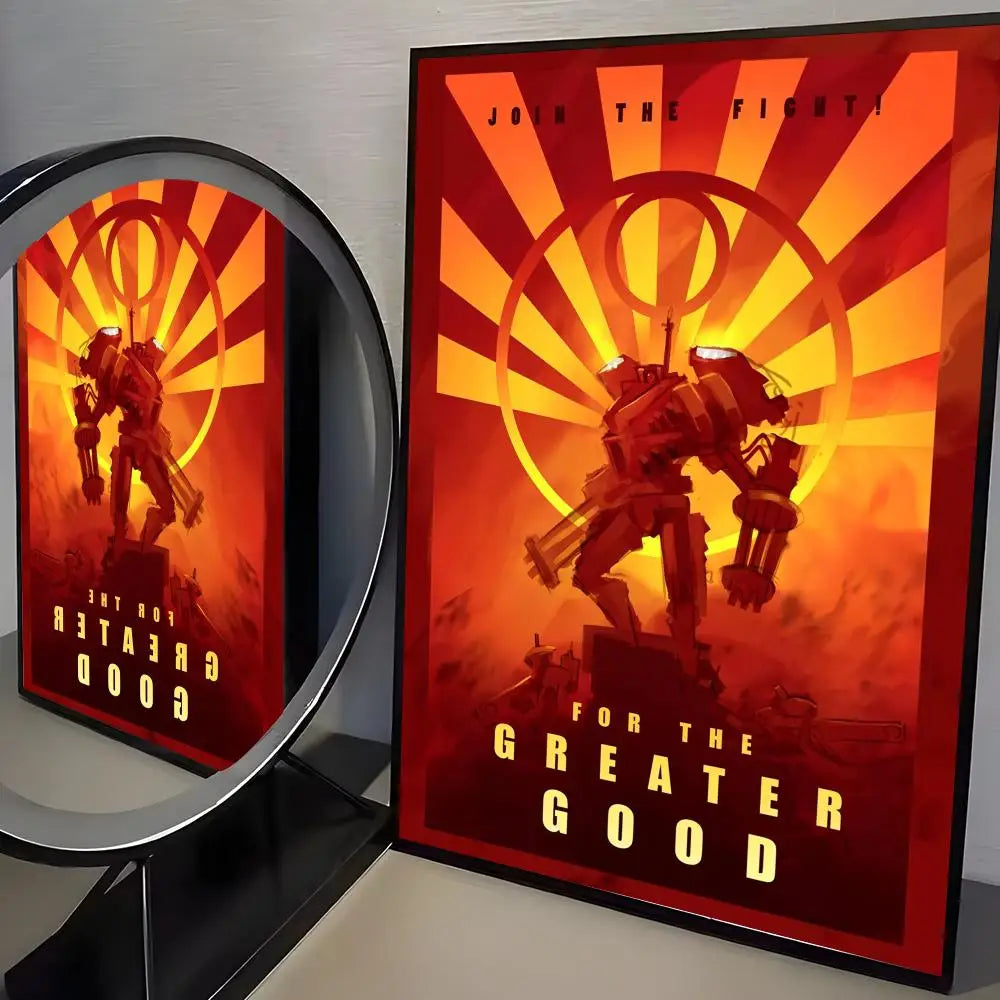 W-Warhammer Game 40K Poster Perfect Sticker Self Adhesive Art Designed for Home Dining Office Spaces
