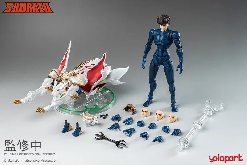 In Stock Tenkuu Senki Shurato Shura King Ippei Original Yolopark AMK PRO X Series Anime Action Figure Metal Armor Model Toy Gift