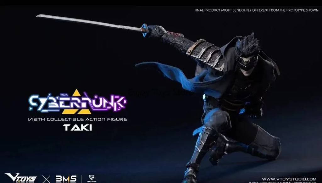 In Stock VTOYS VSD010 Cyberpunk Samurai Taki 1/12 Movable Soldier Figure