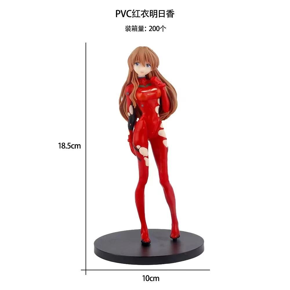 New Century Evangelion Anime Accessories Mech Asuka GK Handmade Pretty Girl Statue Trendy Play Gift High Quality