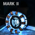 Отмъстителят Iron Man Mk1 Arc Reactor Тони Старк Сърцето на Марк Фигура LED Светлинен Модел Супергерой 1:1 Косплей Играчки Нагръдник Детски Подарък