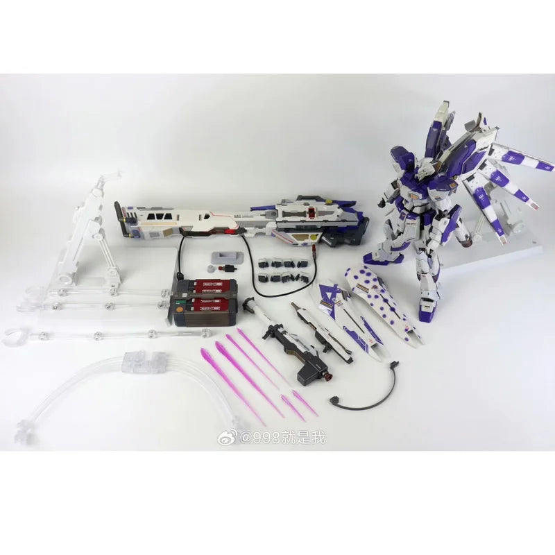 【IN STOCK】DABAN 8833 Hi-V RX-93-ν2 MB 1/100 Assembly Model Kit Toy With Mega Particle Cannon METAL BUILD Action Figures Gifts