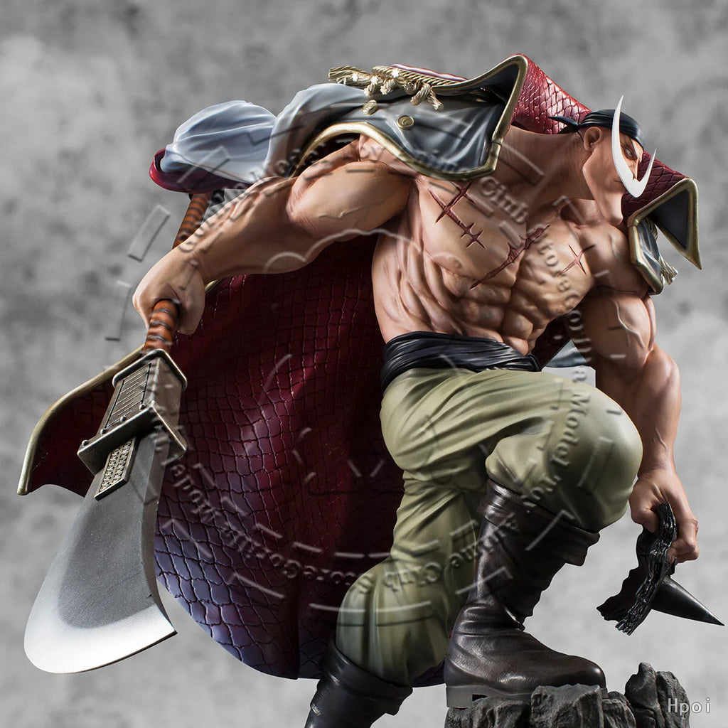 In Stock Original MegaHouse Portrait Of Pirates "SA-MAXIMUM" Edward Newgate Figure 300mm One Piece Action Statue Collectible Toy