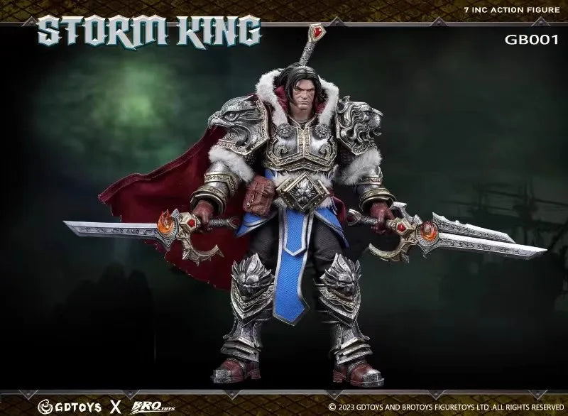 In Stock Originate GDTOYS x BROTOYS Varian Wrynn Movable Model Toys Collection 1/12 SCALE COLLECTION FIGURE STORM KING